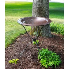 Durable 29-Inch High Tripod Ring Stand for Birdbath - Bowl Not Included