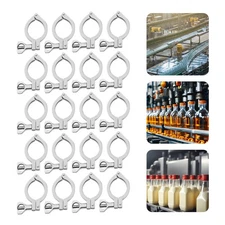 20pcs Stainless Steel 304 1.5” Clamp Tri Clamp Fits 50.5MM OD Ferrule Industrial