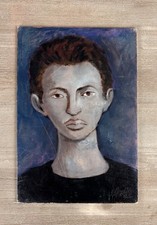Modern painting portrait teen dancer star SERGE PERETTI PARIS OPERA