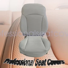 2014-2016 For Subaru Forester Passenger Both Side Perf Leather Seat Cover Gray