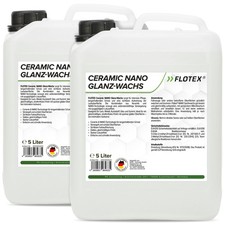 FLOTEX Ceramic NANO Glanz-Wachs 2 x 5 Liter | Sprühwachs mit Keramikversiegelung FLOTEX Ceramic NANO Glanz-Wachs 2 x 5 Liter | Sprühwachs mit Keramikversiegelung
