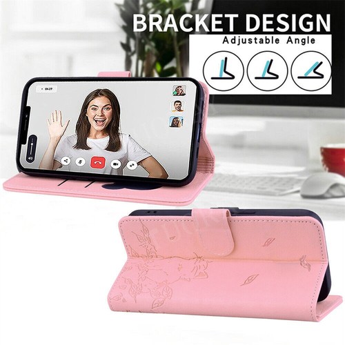 Hülle Für Samsung Galaxy S24 S23 S22 S21 Ultra FE A55 A54 A15 Schutz Wallet Case - Picture 61 of 84