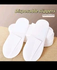 20 Pairs Disposable Slippers Spa Hotel Guest Closed Toe Universal Size Shoe