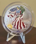 $1 1998 American Silver Eagle U.S. Mint Colorized 1 oz Silver Uncirculated BU