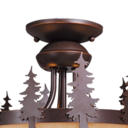 Vaxcel Lighting LK55512 Yosemite 11.625" 2-Light Ceiling Fan - Bronze - Picture 8 of 8