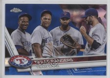 2017 Topps Chrome Sapphire Edition /250 Texas Rangers Team #430 0ae