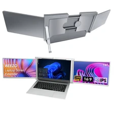 14 inch 1080P IPS Laptop Screen Extender 280° Rotatable Portable Monitor for PC