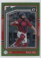 2024 Panini Donruss Optic Rated Prospects Lime Green Prizm /149 Kyle Teel 13c1