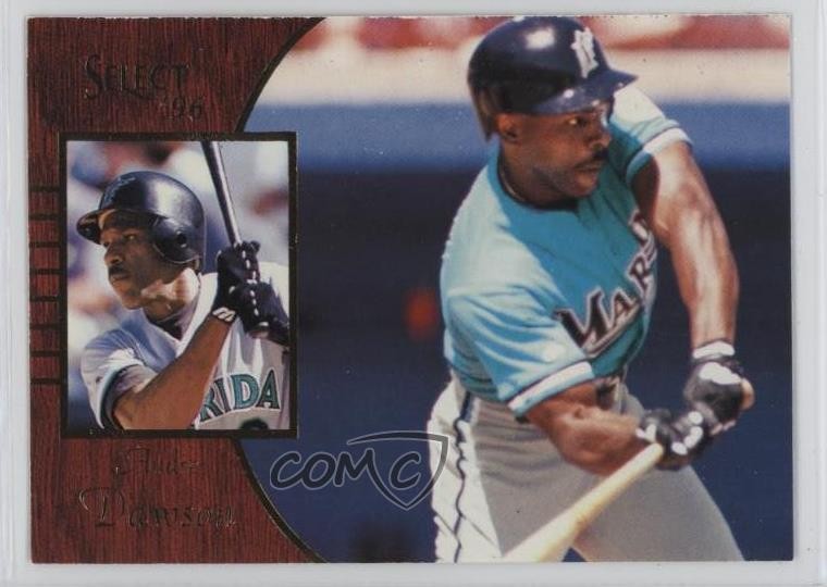 1996 Select Andre Dawson #79 HOF 1h0v