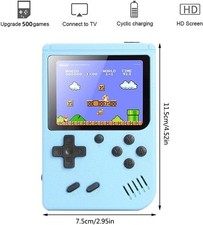 500+ Classic Games Handheld Retro Video FC Game Console Player For Kids Adults - Additional Image 1