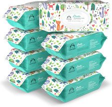 Amazon Brand - Gentle Fragrance Free Baby Wipes, Hypoallergenic, Sensitive Skin
