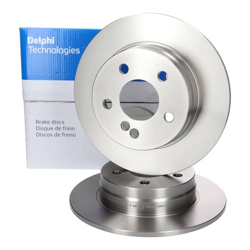 2 Delphi Discos Trasero para Mitsubishi - Imagen 1 de 5