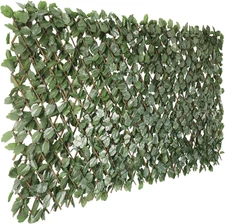 Artificial Leaf Faux Ivy Expandable Stretchable Privacy Fence Screen for Patio D