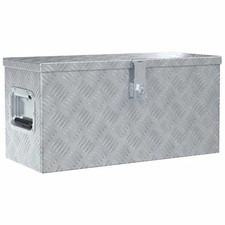 vidaXL Aluminium Box 61.5x26.5x30 cm - Silver