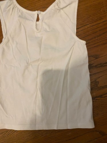 Janie and Jack Hello Sunshine Summer Top & Green White One Shoulder Girls Size 6 - Picture 7 of 9