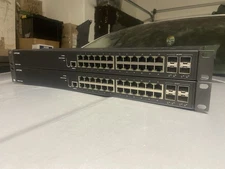 (2) High Performance 24 Port PoE+ Switch 