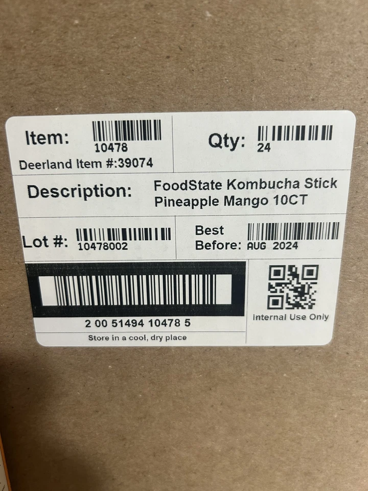 Estuche MegaFood Digestive Health Potenciador de Agua PIÑA MANGO Kombucha 240 Pks Foto 2 de 4