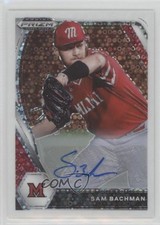 2021 Panini Prizm Draft Picks White Donut Circle 12/50 Sam Bachman Auto 2o7