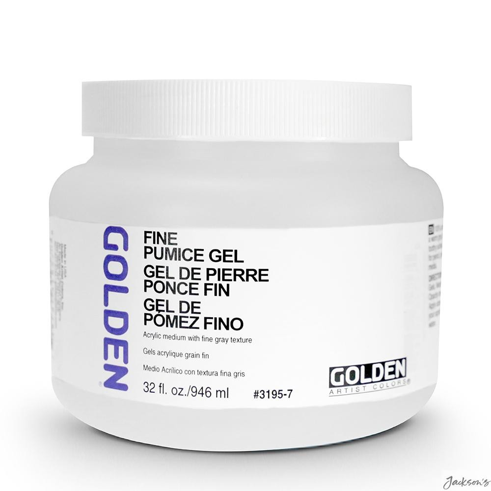 Golden Fine Pumice Gel Acrylic Medium 946ml Textured Surface Modelling