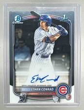 Ethan Conrad 2025 Bowman Chrome Draft #CPA-EC Auto 1st RC (A)