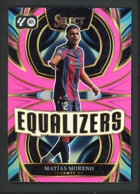 2025-26 MATIAS MORENO 01/25 PANINI SELECT LA LIGA EQUALIZERS PINK