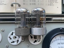 Two Sylvania 7F7 Tubes, TV-7 Tested