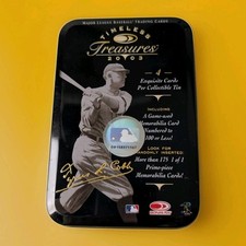 Empty Collectible Tin 2003 Donruss Timeless Treasures Baseball Ty Cobb 