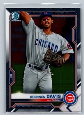 2021 Bowman Chrome #BCP-173 Brennen Davis Prospects *ZE