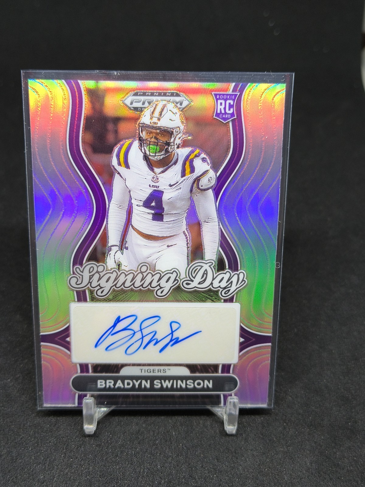 Bradyn Swinson Panini Prizm Draft Picks Signing Day #SDBSW Base