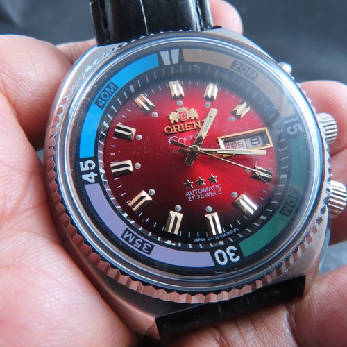 Reloj automático para hombre Japan Orient Three Star Crystal Daydate 469943 Movt - Imagen 9 de 13