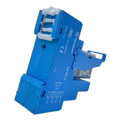 Finder Relay 55.34.9.024.0040 24V Dc 7A 250V with Base 99.80.9.024.99 - Picture 7 of 12