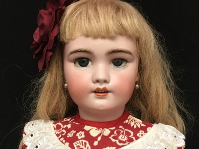 26  DEP Doll - Jumeau Tete 12 Antique French Doll - Bisque Head - Good Condition