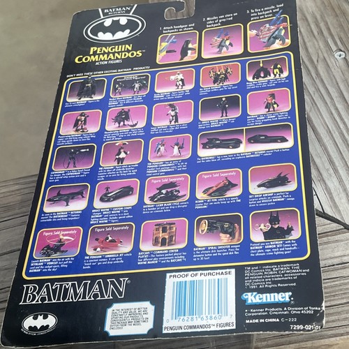 DC Batman Returns Penguin Commandos Figuren 1991 Kenner neu auf Karte - Bild 8 von 9