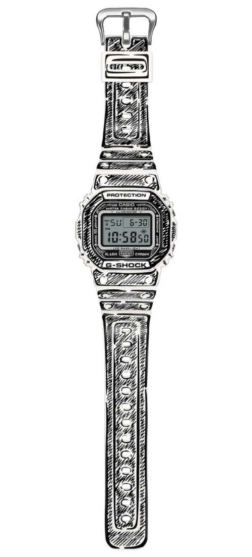 Casio G-Shock x Joshua Vides Collaboration DW5600JV-7 Limited