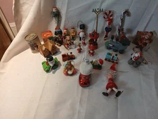 Lot of 28 Assorted Christmas Ornaments
