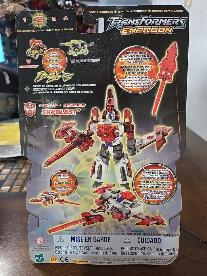 Transformers Energon Skyblast Vintage 2003 Robots In Disguise Armada Cybertron Foto 3 de 4