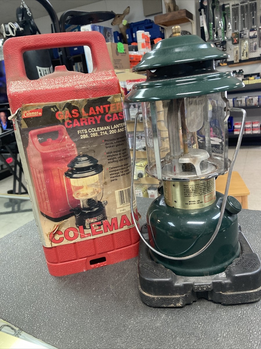 Coleman Gas Lantern Model 288 W/ Red Case