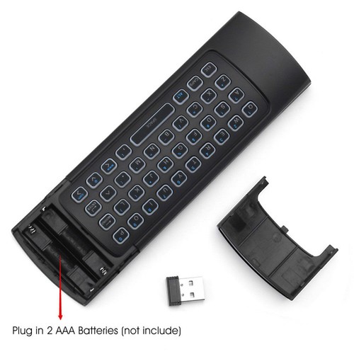 2.4G Backlit Fly Air Mouse Wireless Keyboard Remote Control for KODI TV BOX PC F - Picture 17 of 22