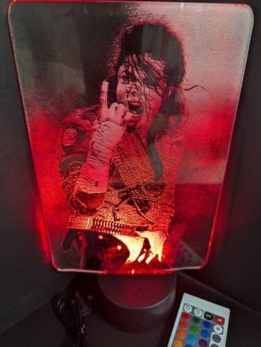 Michael Jackson L.E.D. Grand présentoir lumineux - Photo 4 sur 8