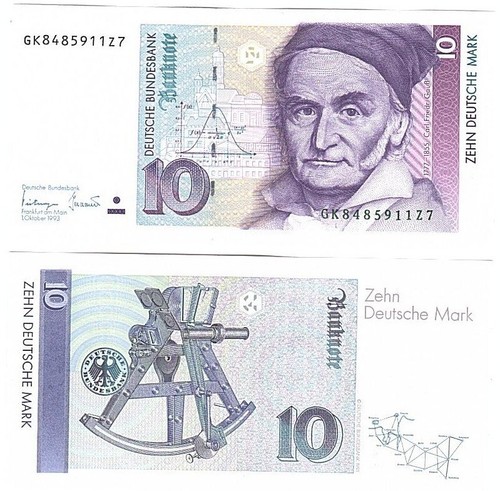 Germany _ 10 Mark 1993 aUNC / UNC P. 38c Lemberg-Zp