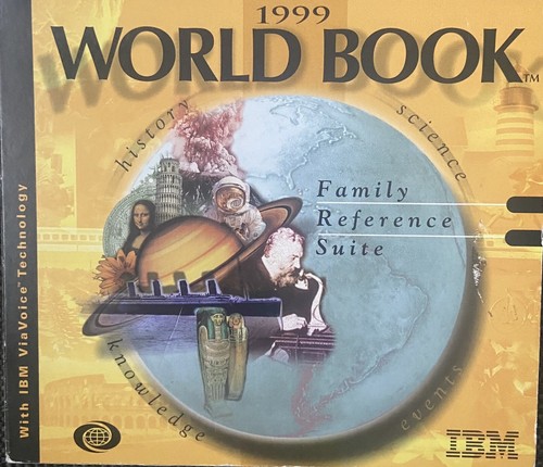 IBM 1999 World Book Family Reference Suite 3x PC CDROM - Picture 1 of 4