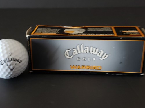 Callaway Warbird Golf Balls 1 Sleeve 3 Balls NEW - Imagen 2 de 11