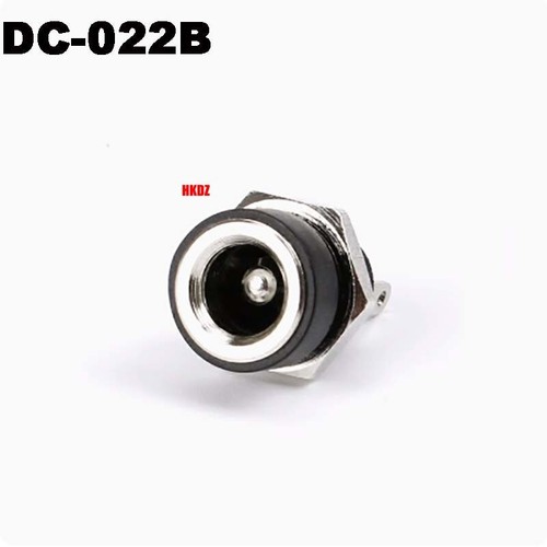5.5-2.1/2.5MM Round Panel Mount Female Socket DC-022 Power Connector Jack Plugs - Picture 3 of 19