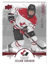 2016 UPPER DECK TEAM CANADA WOMEN JILLIAN SAULNIER EXCLUSIVES #6 WOMEN 063/175