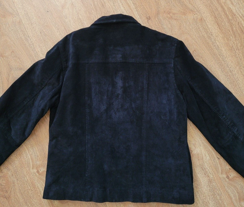 Sonoma Jean Co Wildleder Leder Reißverschluss vorne kurze Jacke Damengröße Medium - Bild 9 von 9