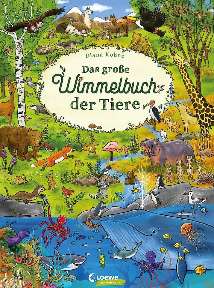 Das große Wimmelbuch der Tiere | 2021 | deutsch
