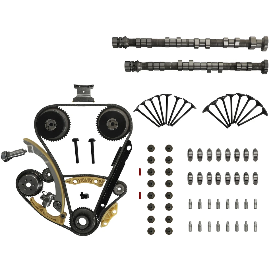 Kit de cadena de distribución balancines elevadores de árbol de levas para Chevy Equinox GMC Buick 2,4 L DOHC Foto 2 de 4