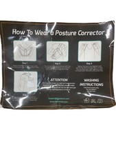 Posture Corrector Clavicle Upper Back Shoulder Support Brace Straightener