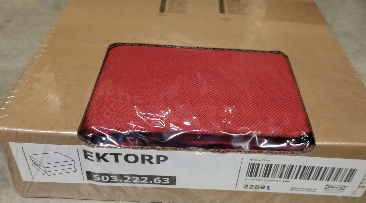 Ektorp Cover for Footstool NORDVALLA RED Ottoman Slipcover Xmas |