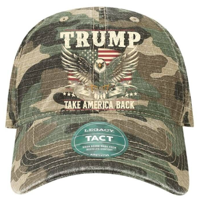 Cappello A Secchiello Trump 2024 'Take America Back' - Berretto Pescatore Ricamato Unisex - 3
